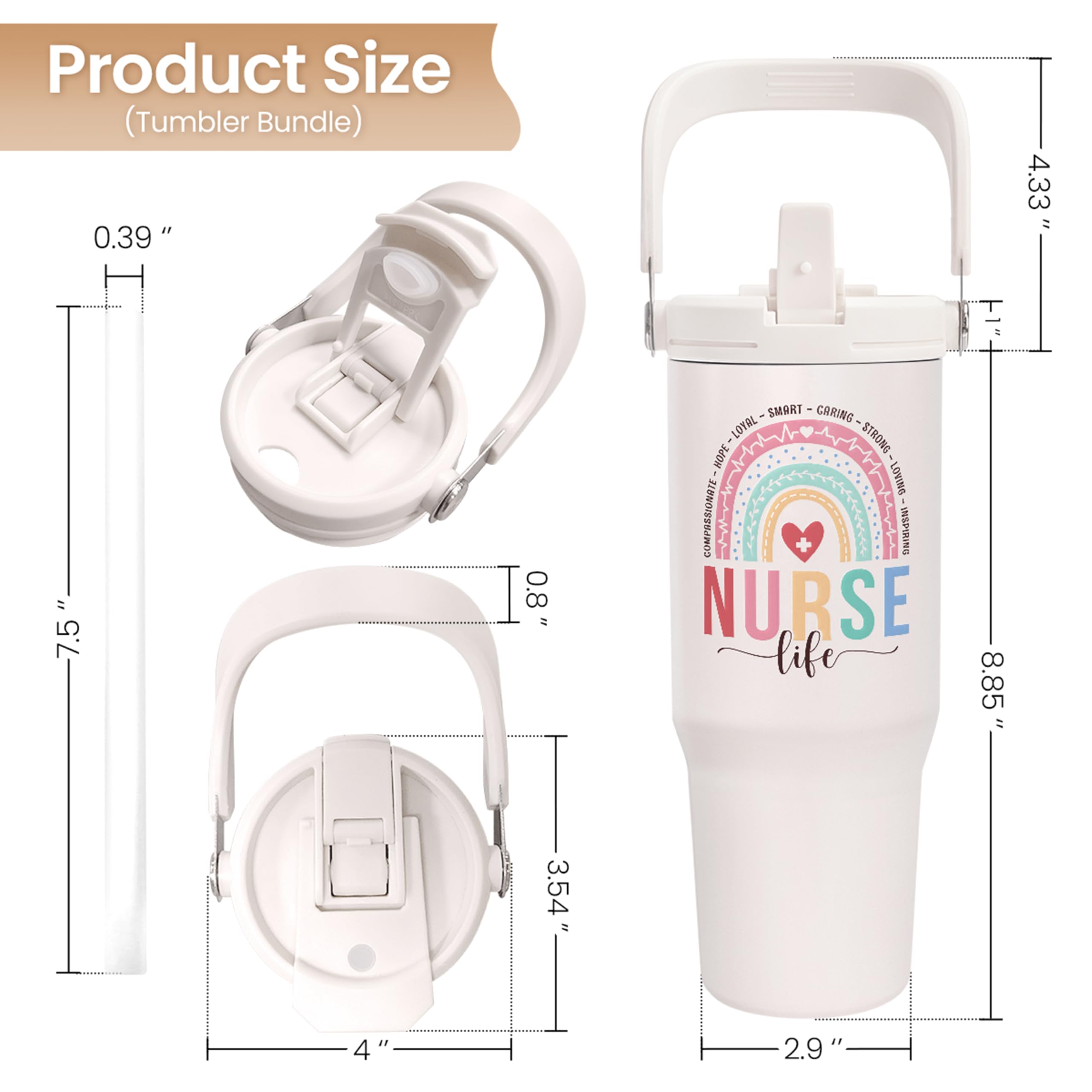 SANDJEST tumbler with flip straw enables smooth sipping between rounds.
