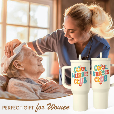 SANDJEST Nurse Tumbler ready for outdoor adventures and travel