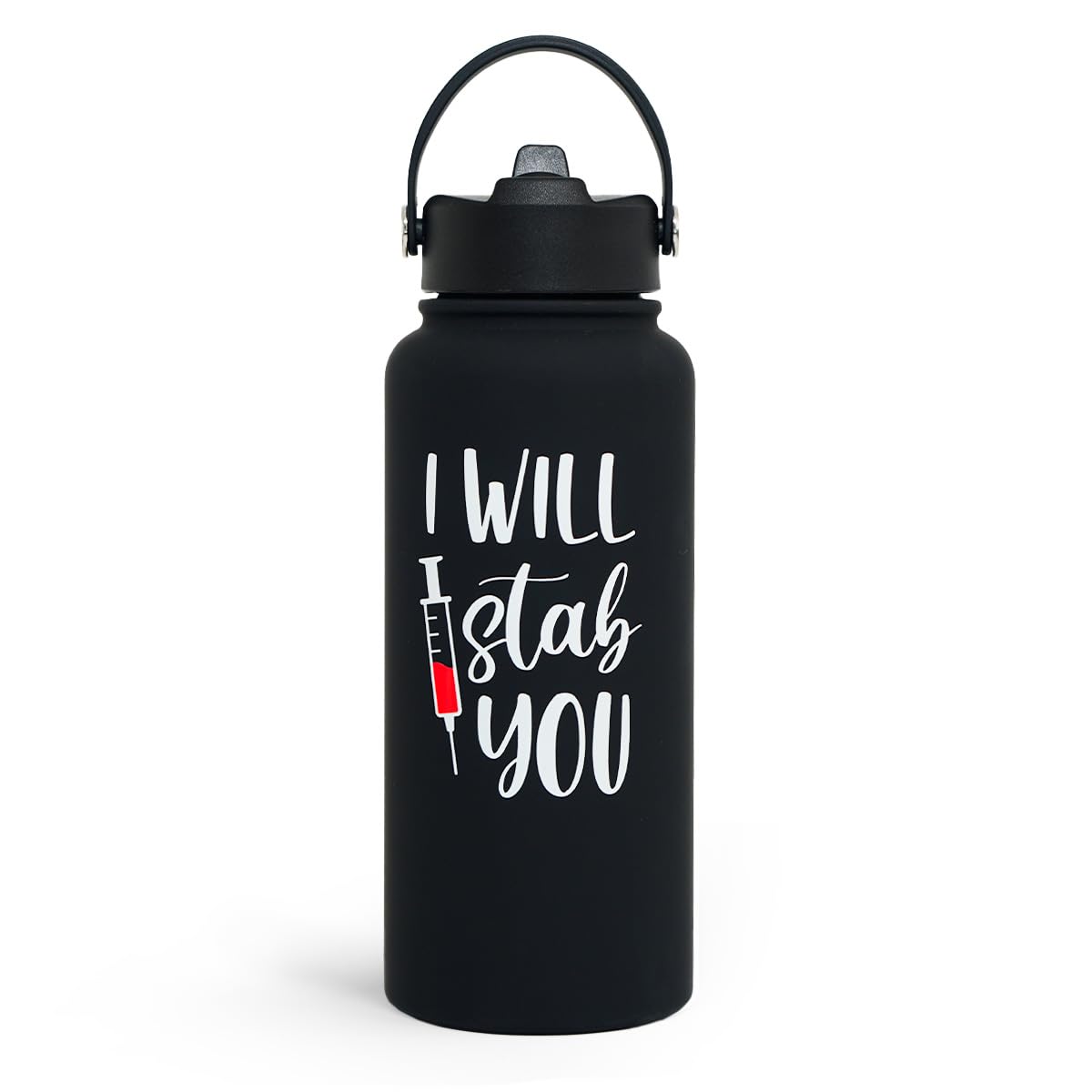 SANDJEST 32oz water bottle with leakproof lid for secure on-the-go hydration