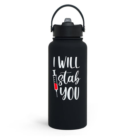 SANDJEST 32oz water bottle with leakproof lid for secure on-the-go hydration