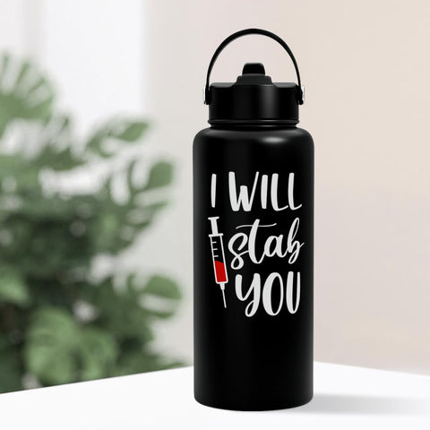 SANDJEST 32oz bottle designed for on-the-go hydration and quick top access