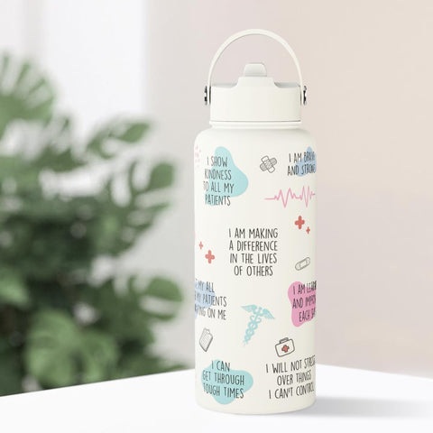 SANDJEST Nurse Water Bottle makes a thoughtful gift for colleagues.