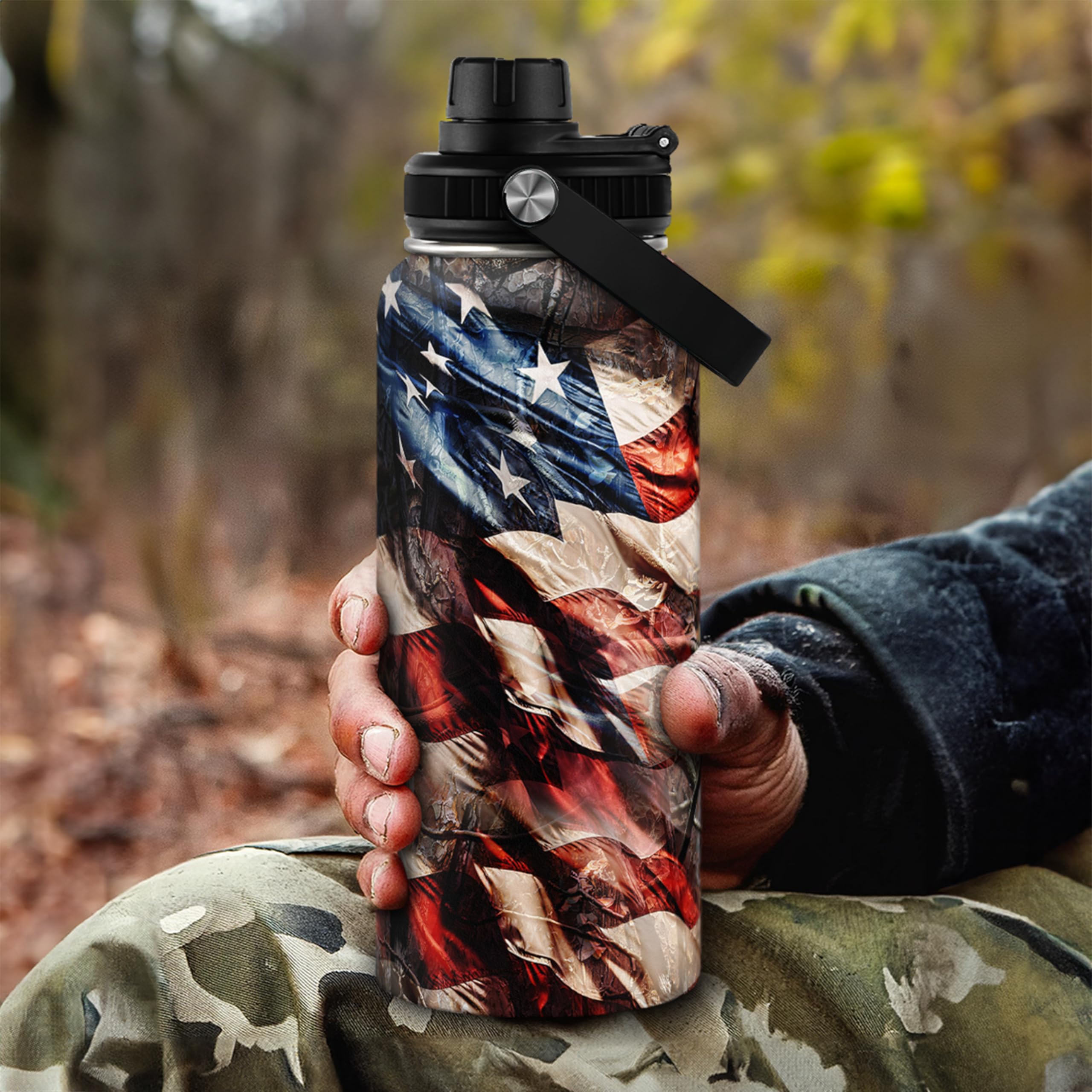 SANDJEST outdoor bottle in use during a hike for thirst on the go