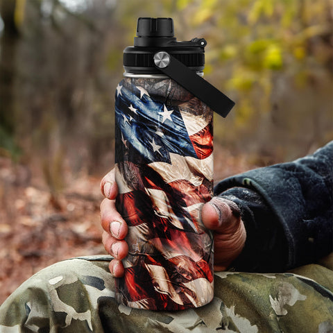 SANDJEST outdoor bottle in use during a hike for thirst on the go