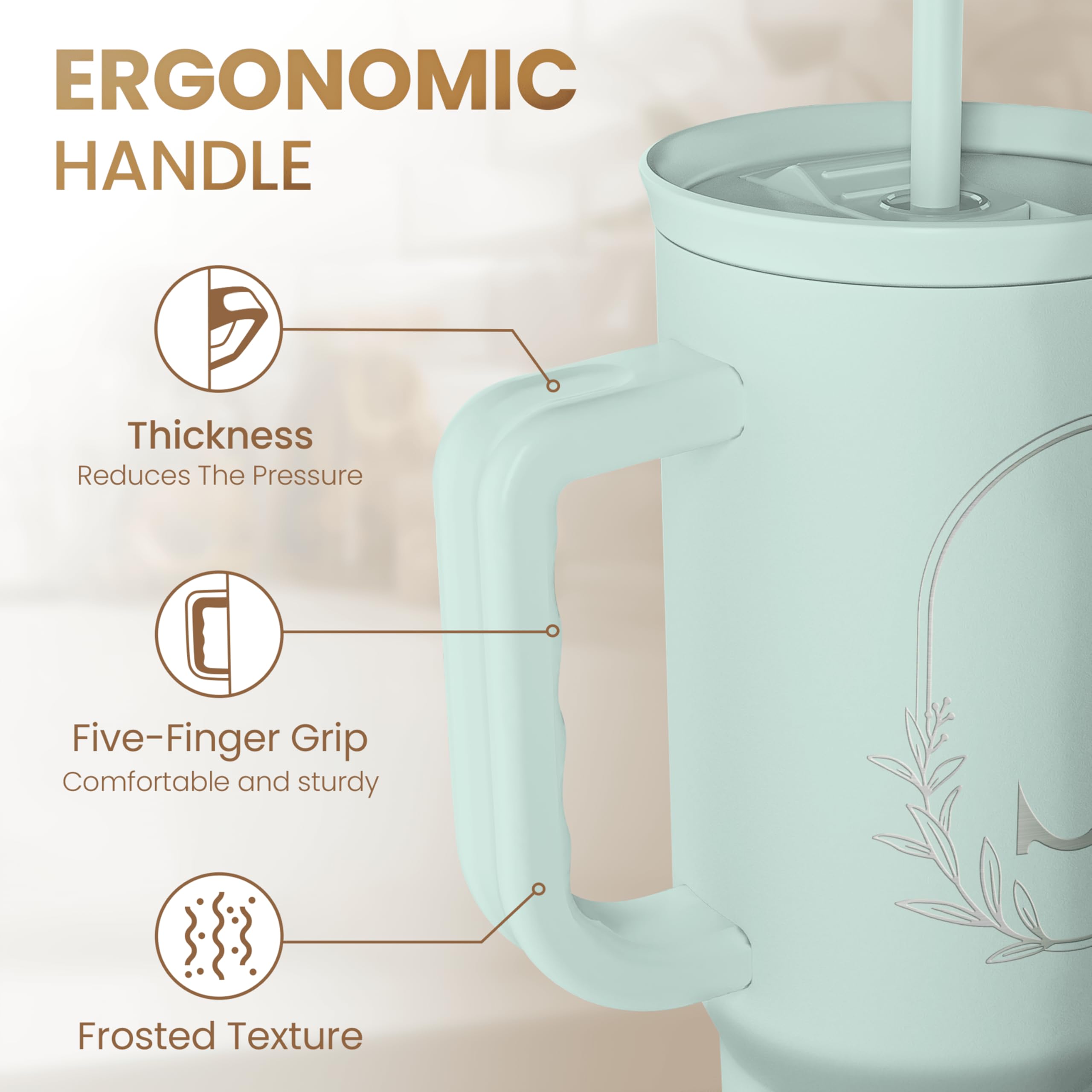SANDJEST personalized initial tumbler offers a unique gift for loved ones.