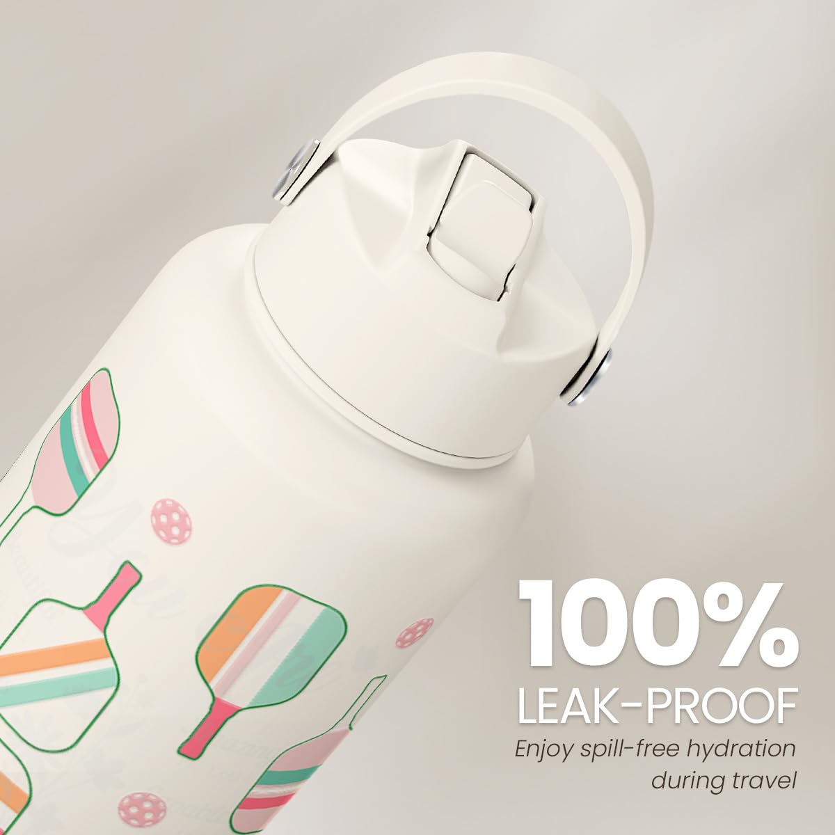 SANDJEST pickleball bottle ergonomic grip for comfortable handling