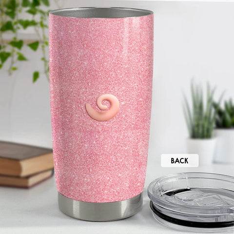 Sandjest Pig Tumbler Glitter ready for travel, gym, or commute.
