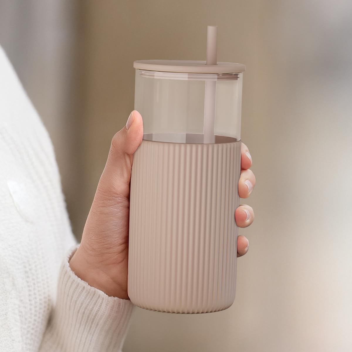 SANDJEST protective silicone sleeve enhances grip during workouts