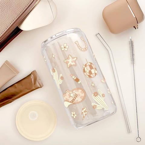 SANDJEST tumbler with a stable base for steady use at home or travel