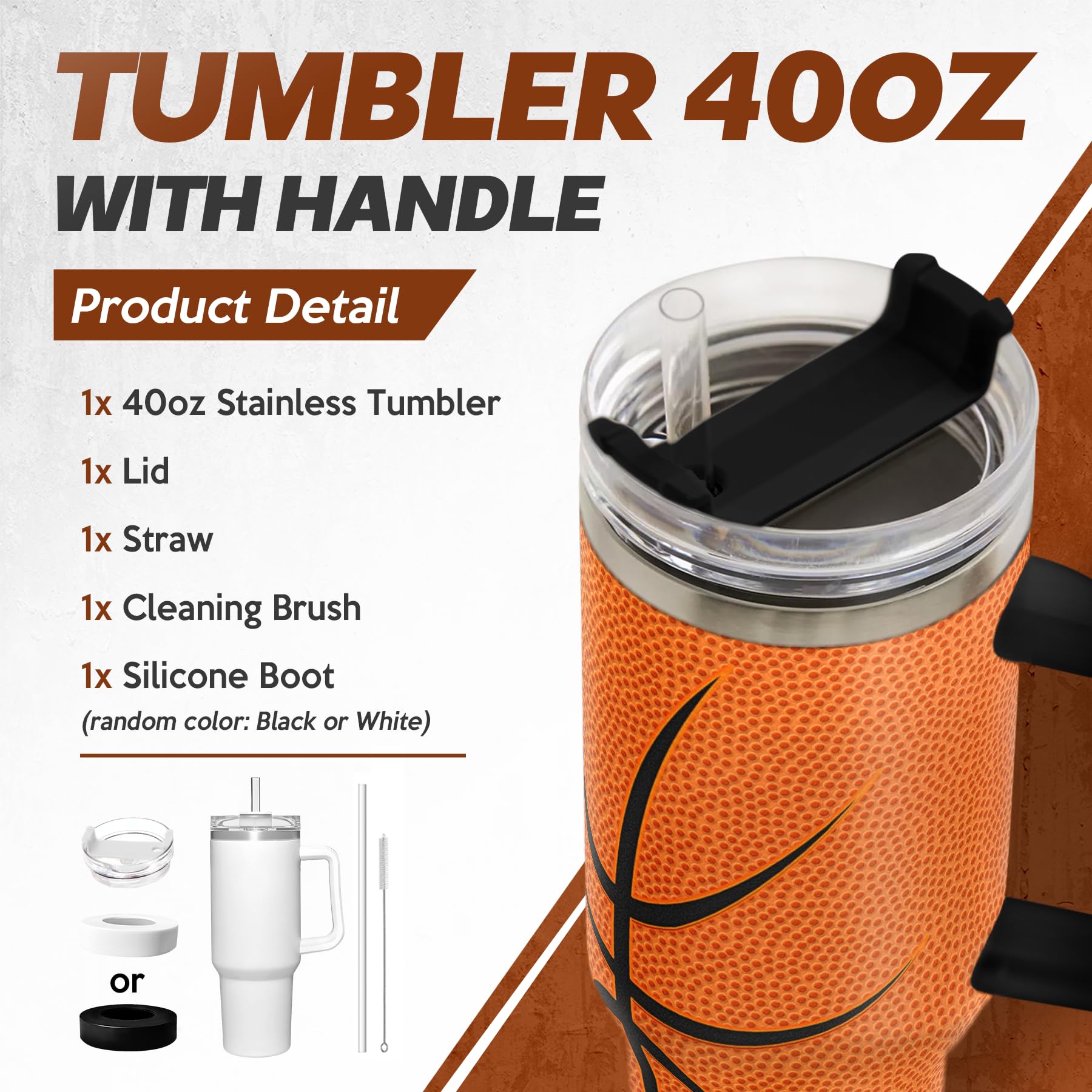 Sandjest stainless steel tumbler with double-wall insulation maintains cold drinks during games.