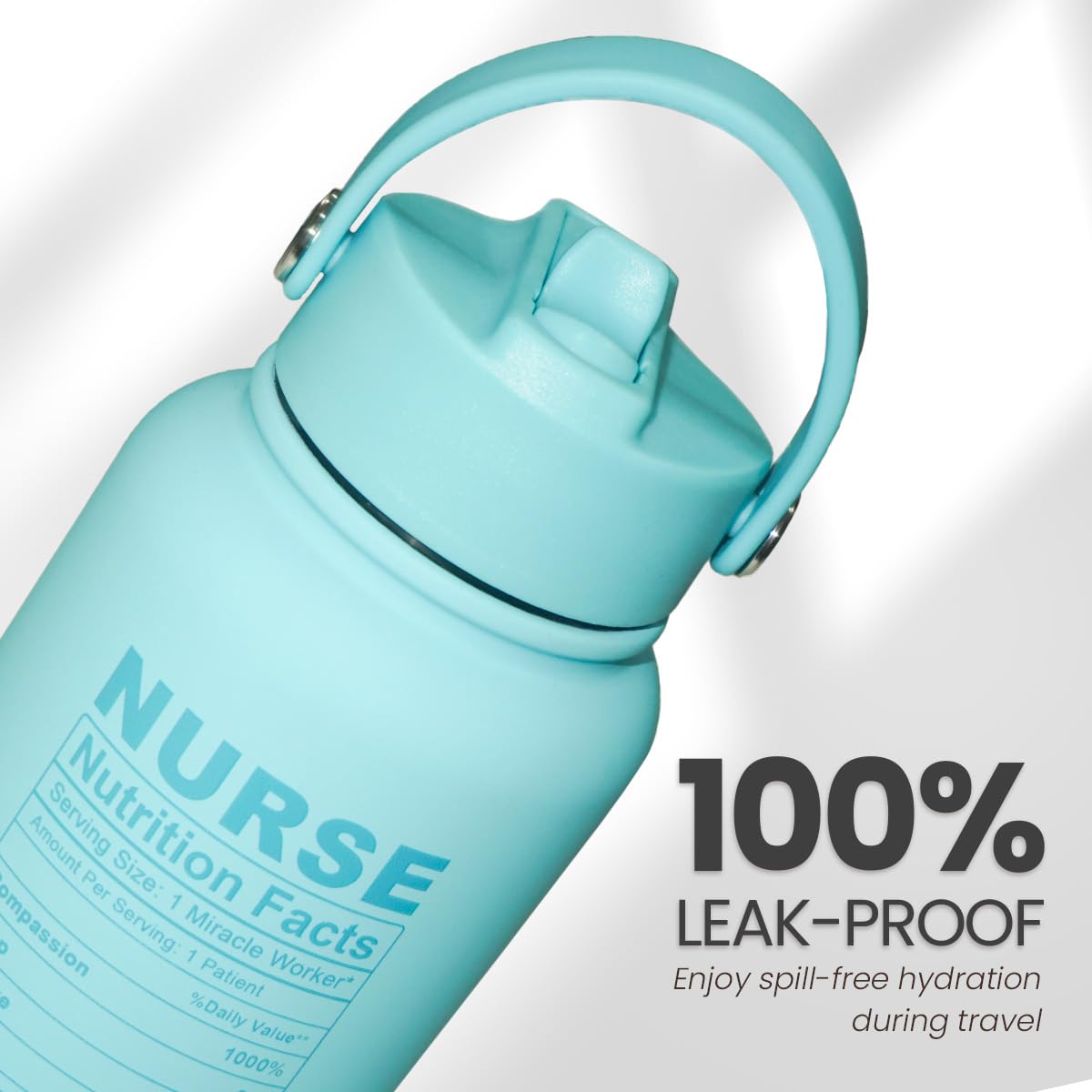 The SANDJEST Stainless Steel Insulated 32oz bottle supports temperature retention.