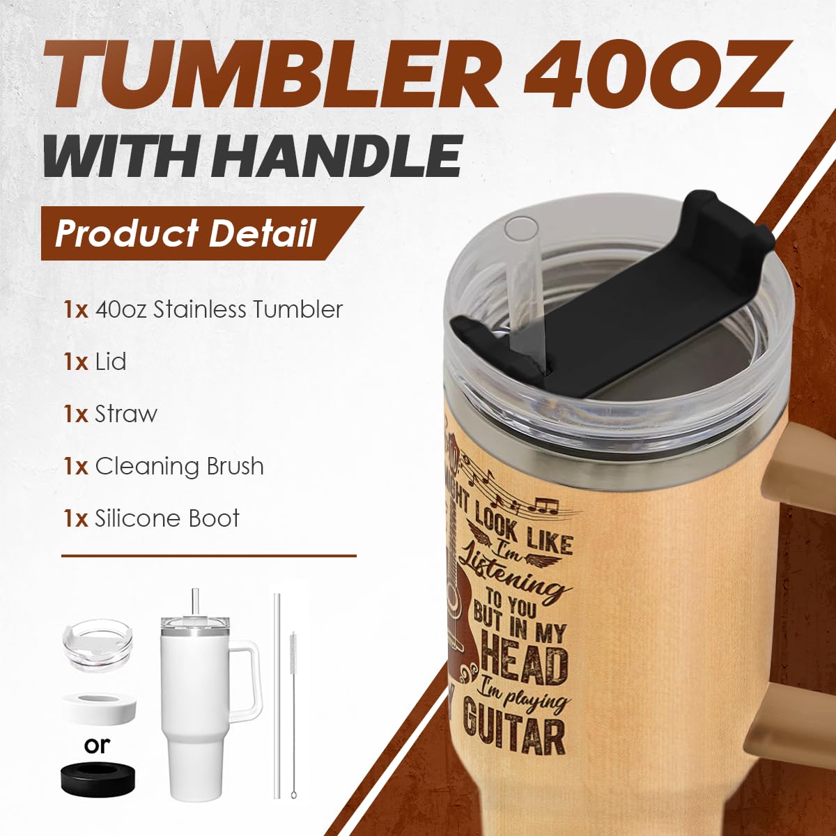 SANDJEST stainless steel insulated tumbler keeps drinks cold or hot for hours