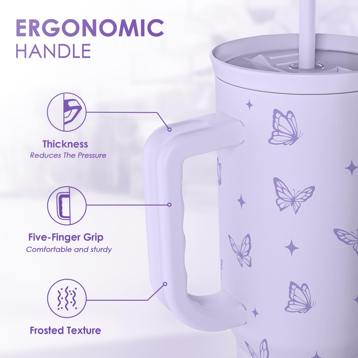 SandJest stainless steel insulated tumbler preserves cold or hot drinks longer.