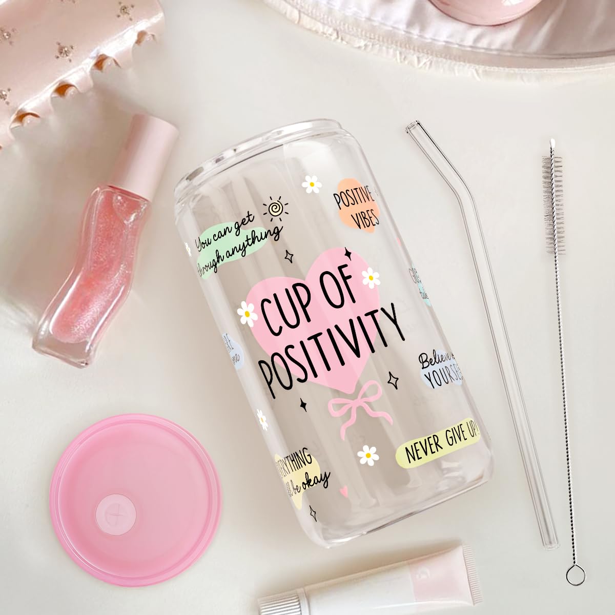 SANDJEST stylish transparent cup for beverages and rituals.