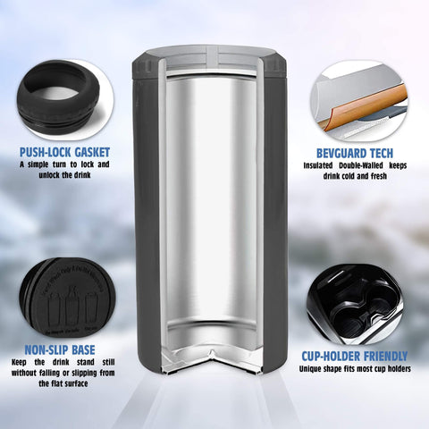 Sandjest travel mug stainless steel for durable daily use