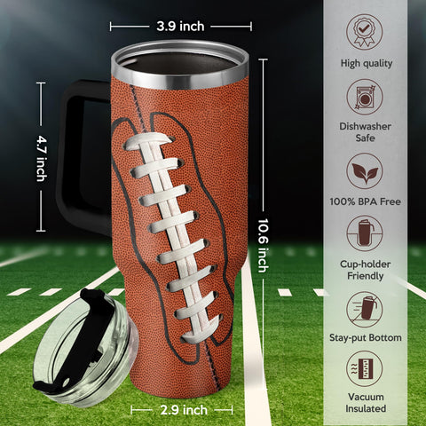 SANDJEST tumbler lid and straw enable easy sipping during workouts.