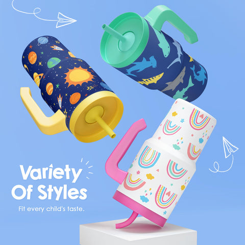 SANDJEST vibrant space-themed colors and patterns for kids