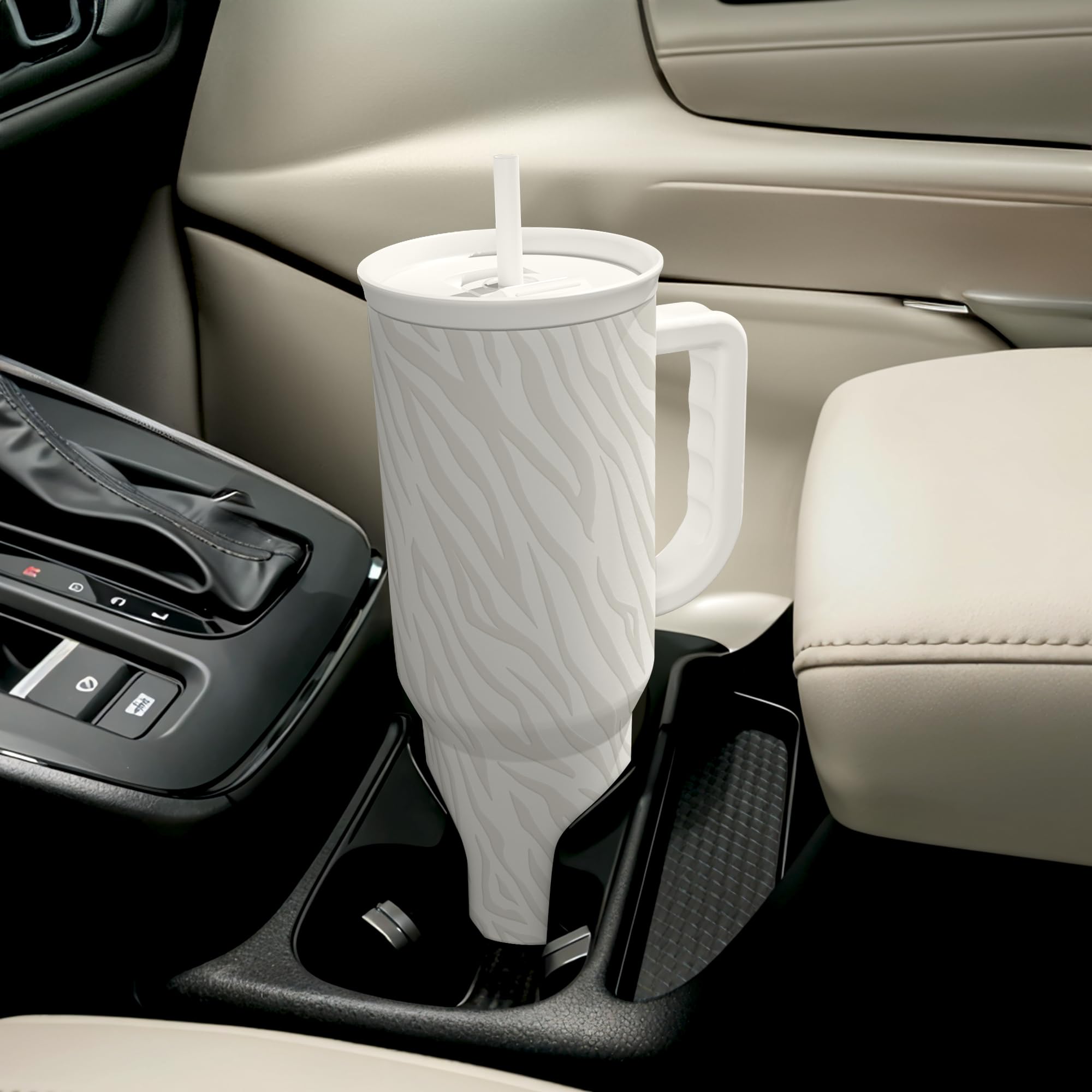 SANDJEST Zebra Skin tumbler makes a gift-ready option.