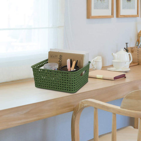 Sandmovie six-pack plastic baskets offer versatile storage options.