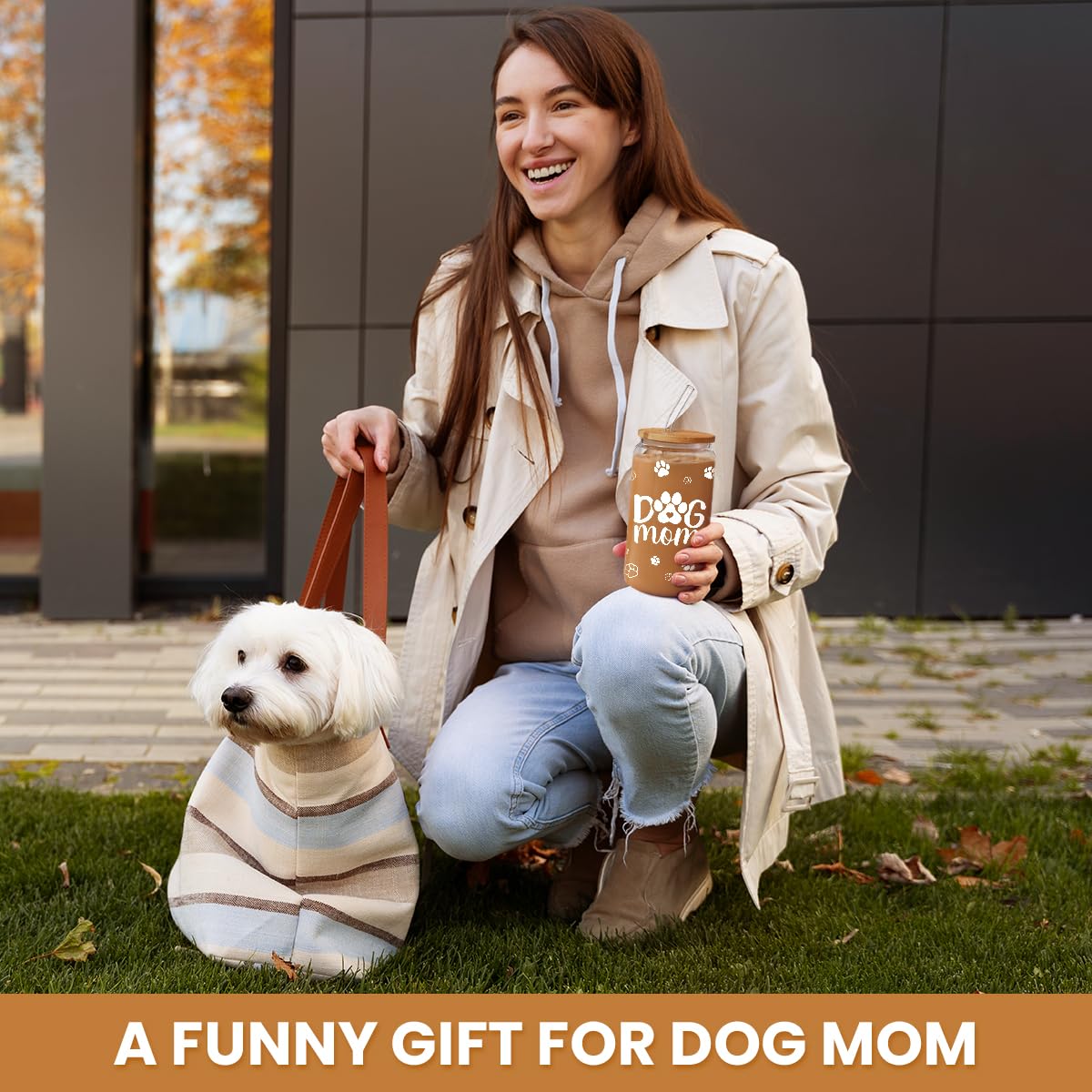 SANDJEST dog lover gift idea for women who enjoy beverages.