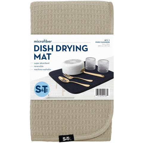 S&T INC. machine-washable mat for easy cleaning and long-term use.