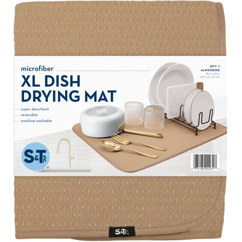 S&T INC. large counter mat organizes space while protecting surfaces.