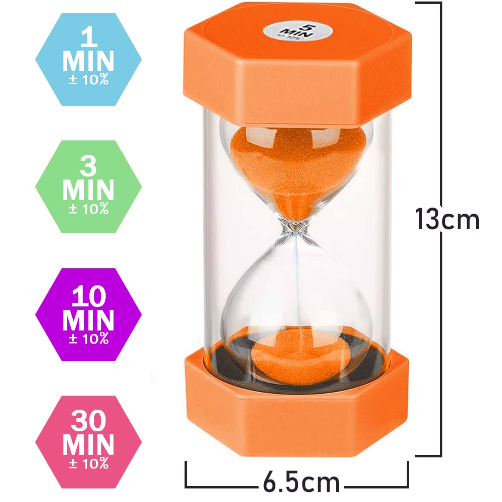 SANDTIMER purple 10-minute hourglass timer for workouts and games