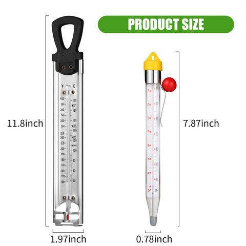 Sanfilix candy-making thermometer aids precise sugar stages for desserts.