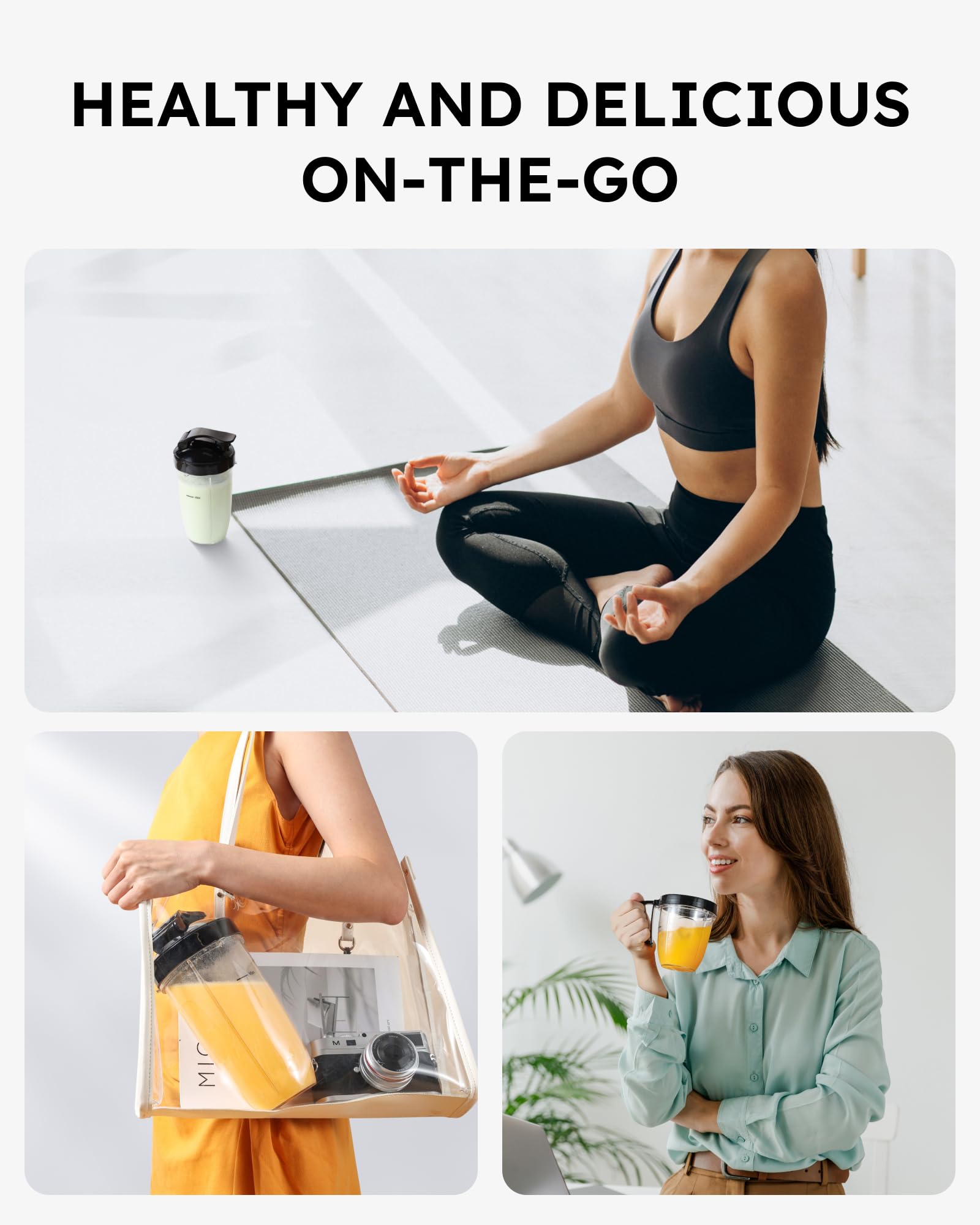 Sangcon easy-clean blender for quick rinse after blending