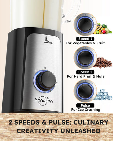 Sangcon flat blade for precise blending and mixing textures.