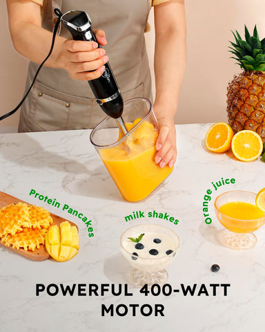 Sangcon whisk attachment for emulsions and light mixing.