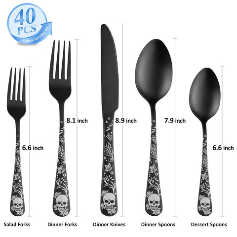 SANLUNS 18/0 stainless steel flatware stands up to daily use with rust resistance