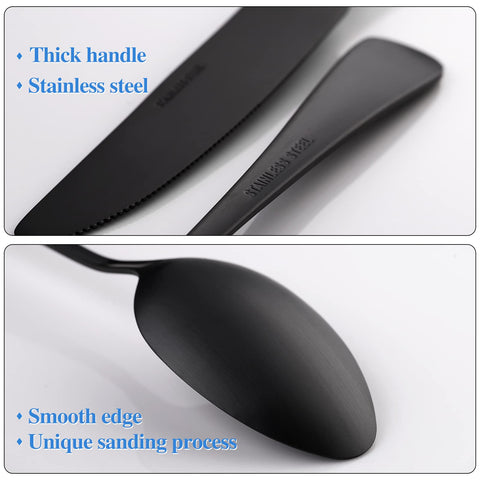 SANLUNS black PVD plating adds a sleek satin finish to tableware