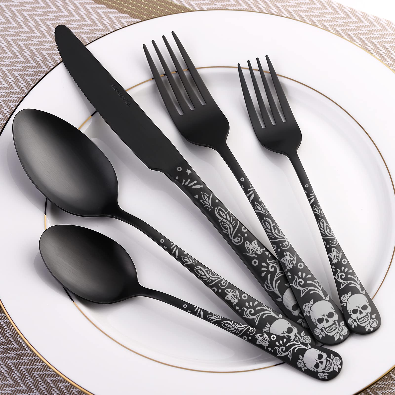 SANLUNS gothic silverware as a stylish gift for housewarmings or holidays