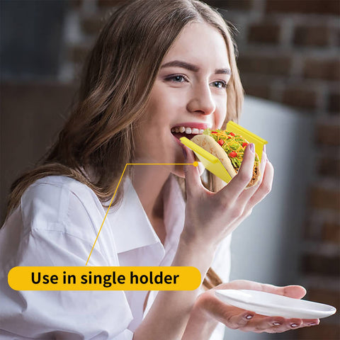 SanmChuf BPA-free microwave-safe design supports quick reheats for tacos.