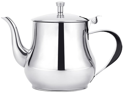 SANQIAHOME 360ml teapot with lid for secure pouring and compact kitchen use.