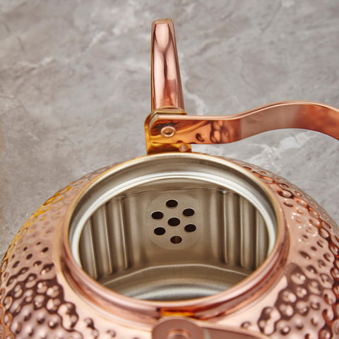SANQIAHOME antique teapot 1.5l stovetop compatibility for versatile cooking.
