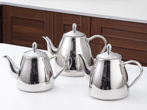SANQIAHOME cozy kitchen scene featuring teapot in use