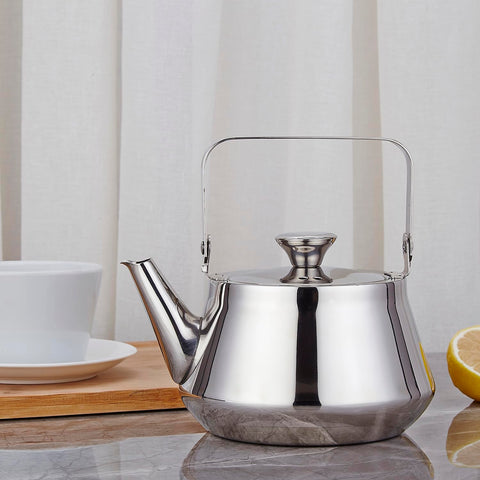 Exquisite craftsmanship of SANQIAHOME stainless steel teapot.