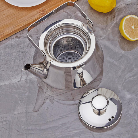 SANQIAHOME teapot induction-compatible design fits most induction cookers.