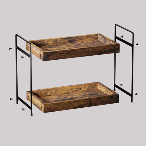 SANRETAHO multipurpose bathroom tray used for daily essentials and accessories.