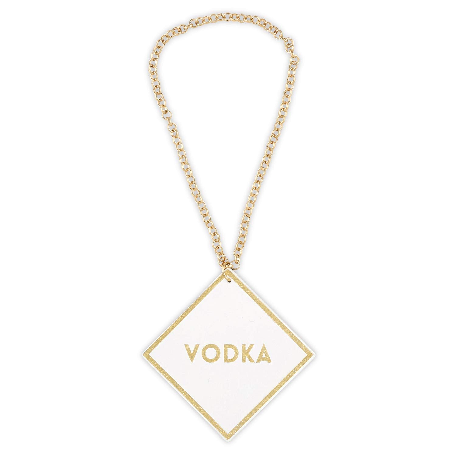 Santa Barbara Design Studio Tequila tag highlighting a bright, distinctive label.