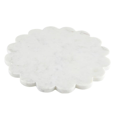 SBDS white marble surface showing natural vein detail for a unique centerpiece
