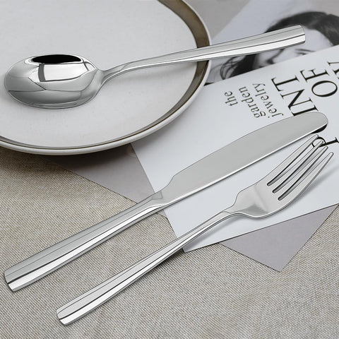 SANTUO spoon 7.5-inch soup spoon with a mirror finish for elegant meals