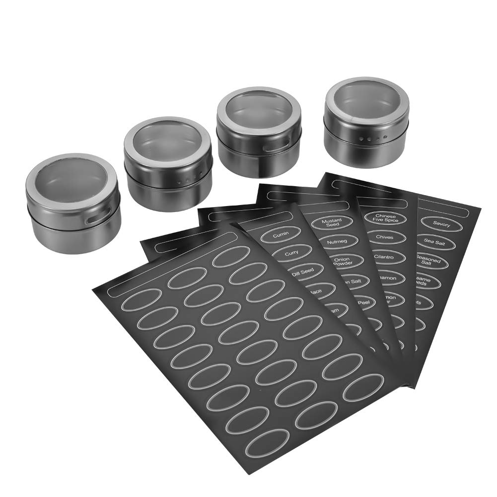Sanvcomy 120 spice labels help fast labeling and organization.