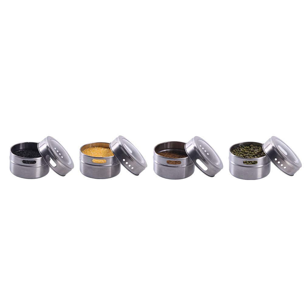Sanvcomy 3-ounce capacity suits measured seasoning needs.