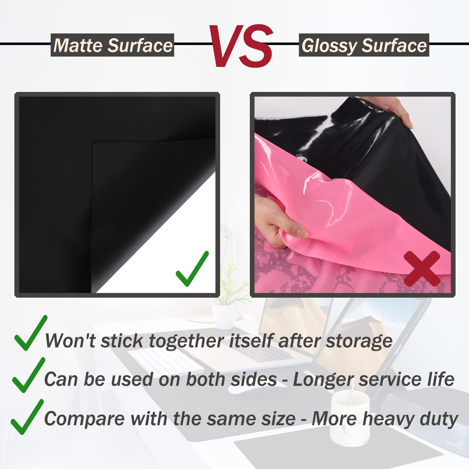 SAPID heat-resistant mat protects countertops beneath appliances