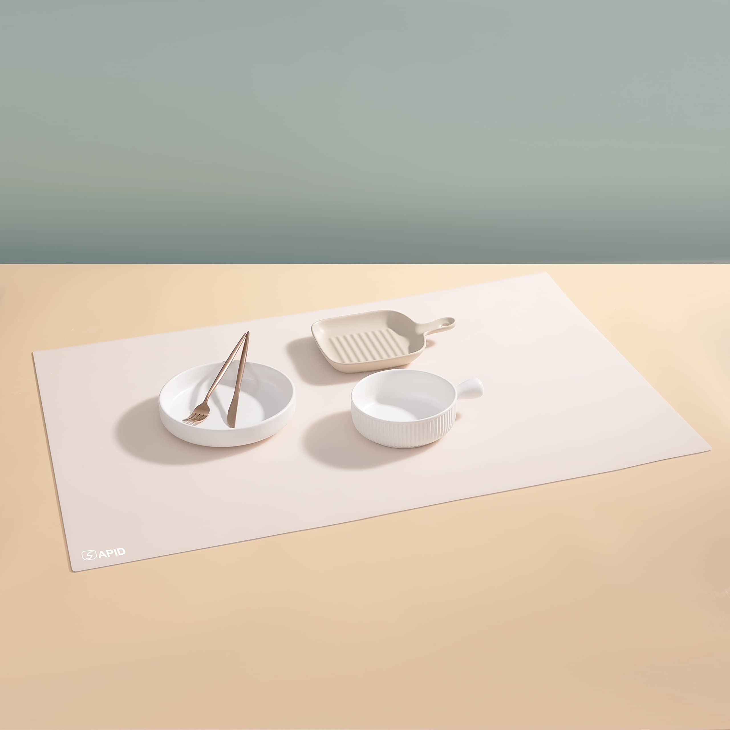Sapid extra large silicone mat 36x24 inch, placemats that protect surfaces from spills