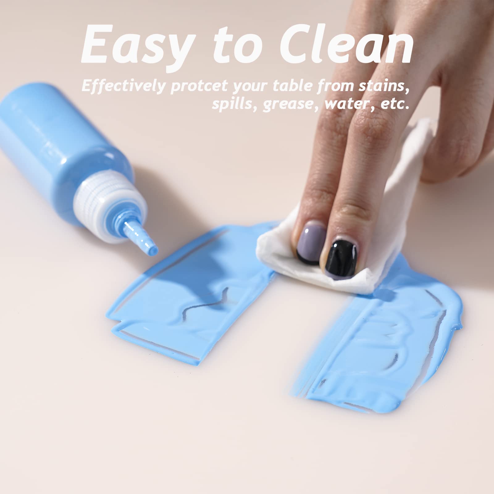 Sapid easy-clean silicone mat rolls up for compact storage after use
