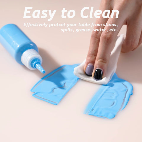 Sapid easy-clean silicone mat rolls up for compact storage after use